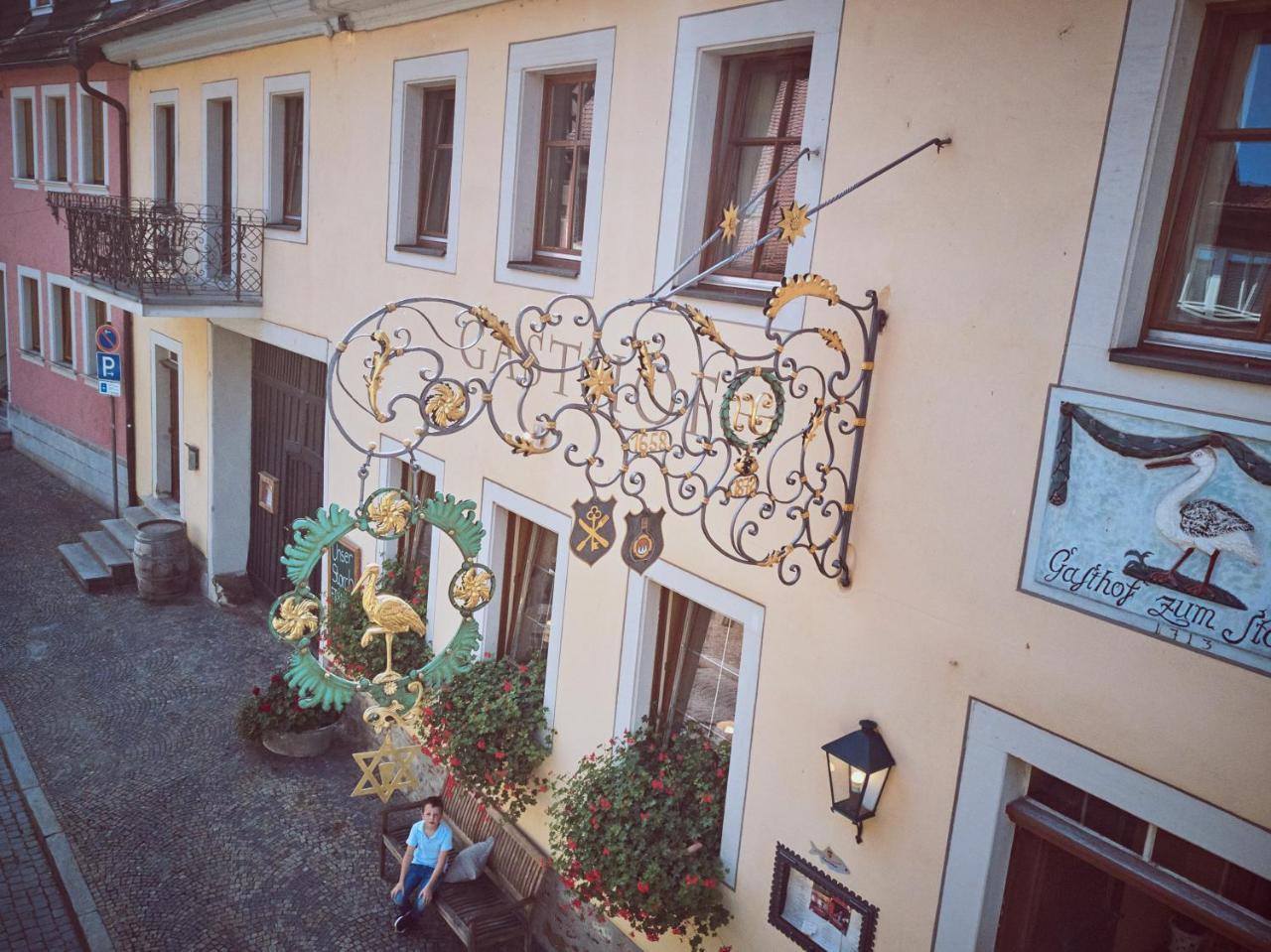 Gasthof Zum Storch Prichsenstadt Exterior foto
